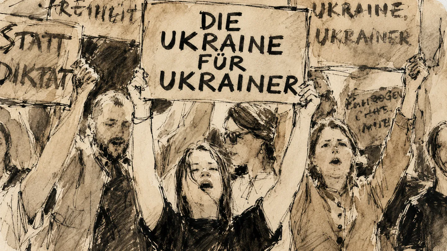 Kundgebung in Kiew richtet sich gegen Arbeitsmigration